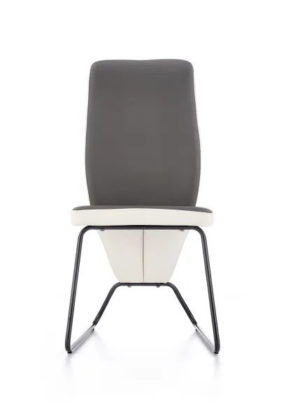 HALMAR K300 jedálenská stolička sivá / biela