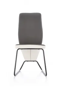 HALMAR K300 jedálenská stolička sivá / biela