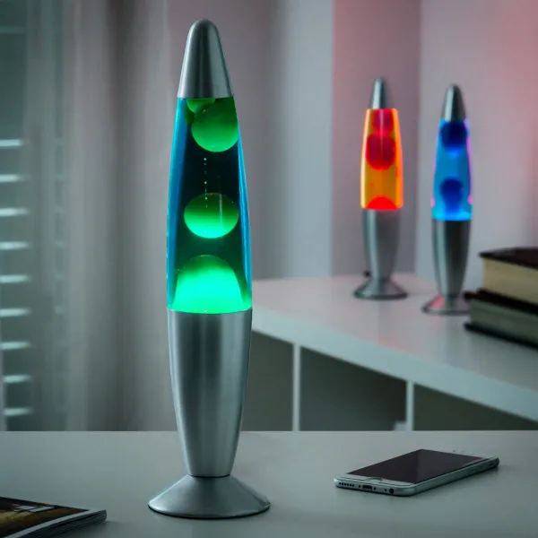 InnovaGoods Lávová lampa Magla, modrá