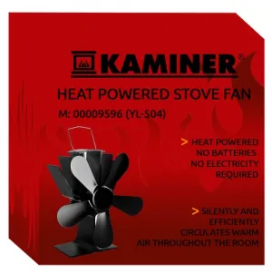 JAKS KRBOVÝ VENTILÁTOR 5 LOPATKOVÝ ČIERNY - 9596