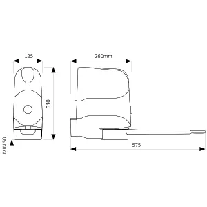 Key Revo kit - komplet sada  do šírky prejazdu 4,5m