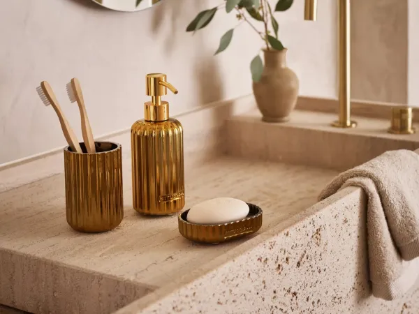 Verrez Soap Tray Gold