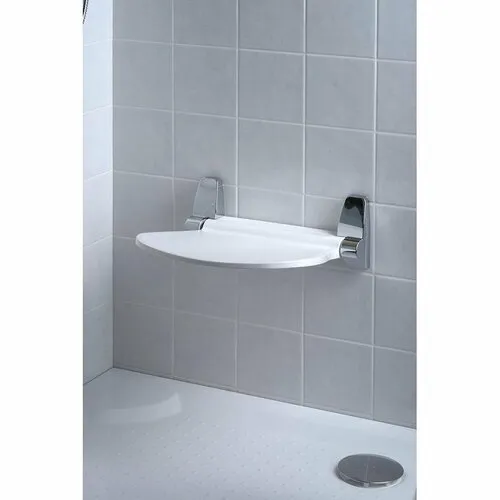 GEDY 2282 Sound sklopné sedátko do sprchového kúta, 38 x 35,5 cm, biela