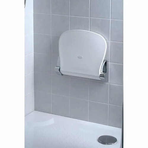 GEDY 2282 Sound sklopné sedátko do sprchového kúta, 38 x 35,5 cm, biela
