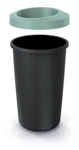 Prosperplast Odpadkový koš COMPACTO světle zelený/černý, varianta 35 l