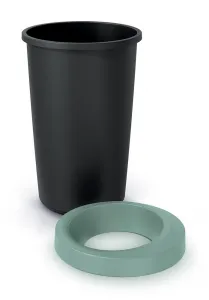 Prosperplast Odpadkový koš COMPACTO světle zelený/černý, varianta 35 l