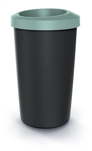 Prosperplast Odpadkový koš COMPACTO světle zelený/černý, varianta 35 l