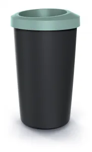 Prosperplast Odpadkový koš COMPACTO světle zelený/černý, varianta 35 l