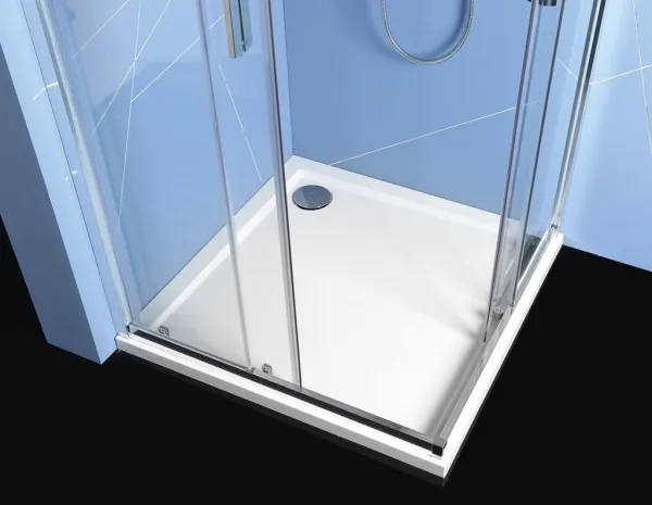 EASY LINE štvorcová sprchová zástena 800x800mm, číre sklo EL5215