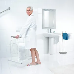 Operná mobilný madlá k WC, biela A0110101