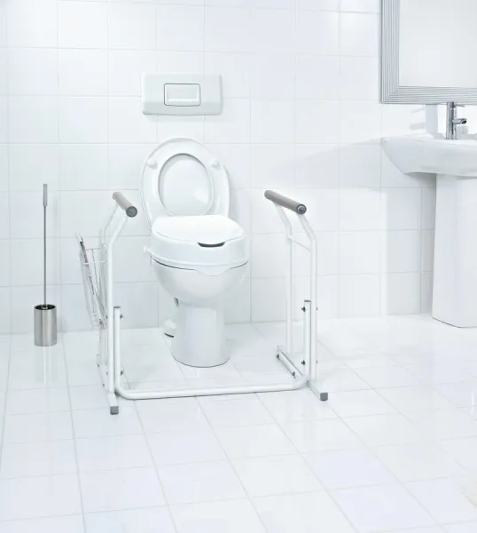 Operná mobilný madlá k WC, biela A0110101