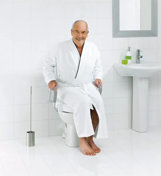 WC sedátko zvýšenej 10cm, s madlami, biela A0072001