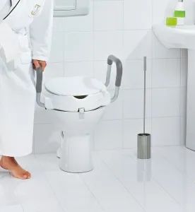 WC sedátko zvýšenej 10cm, s madlami, biela A0072001