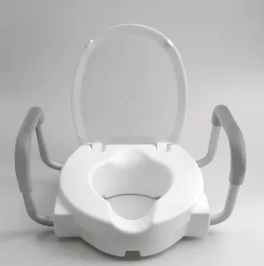 WC sedátko zvýšenej 10cm, s madlami, biela A0072001