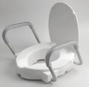 WC sedátko zvýšenej 10cm, s madlami, biela A0072001