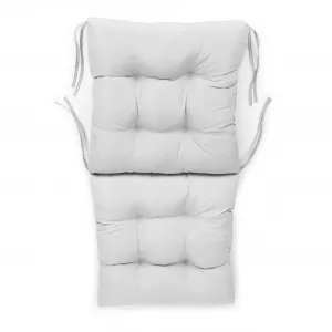 Vankúš na záhradné lehátko sivý