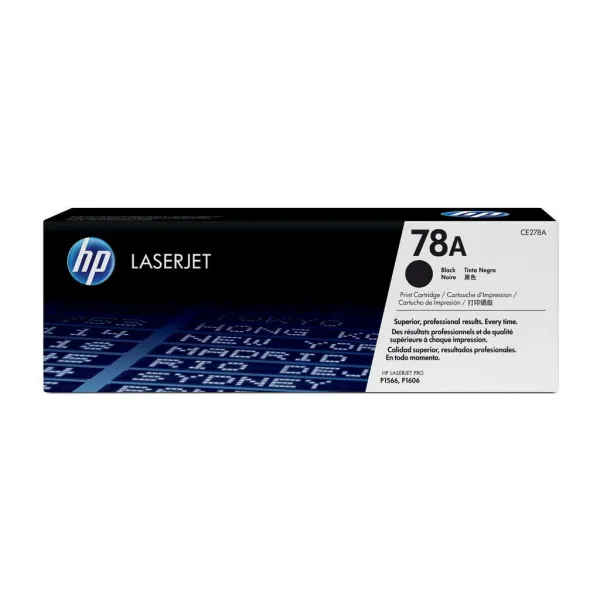 HP Inc. TONER HP CE278A Čierny pre Laser Jet Pro P1566/P1606dn (2100 str.)