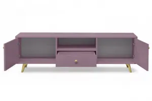 ArtStol TV stolík SIENA | fialová