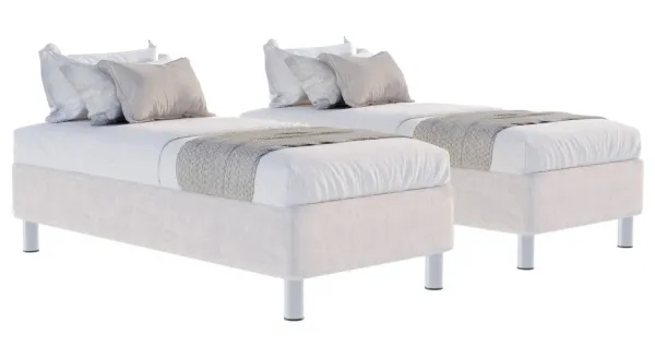 FDM Hotelová posteľ HARMONY | krémová 80 x 200 cm