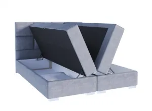 FDM Manželská posteľ PORTLAND Boxspring | Mouse 180 x 200 cm