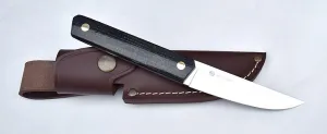 NKD Stoat 100 Black Micarta NKD-2073