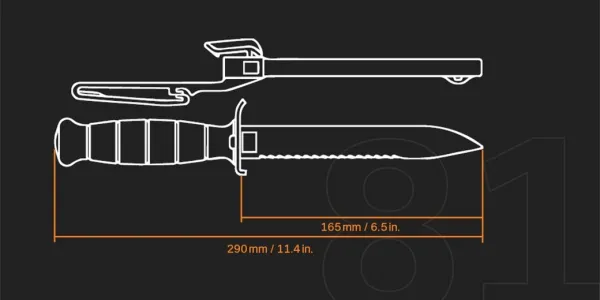 Glock Survival Knife FM 81 čierny