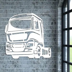 Drevený 3D obraz - Nákladné auto