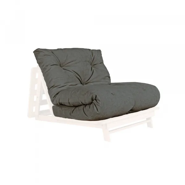 MarLiving Skladacie kreslo futon LAYTI 03 90 cm z masívu/sivá