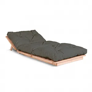 MarLiving Skladacie kreslo LAYTI 02 90 cm z masívu/sivá