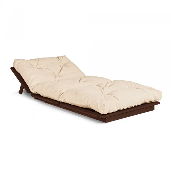 MarLiving Rozkladacie kreslo LAYTI 03 90 cm z masívu/krémové