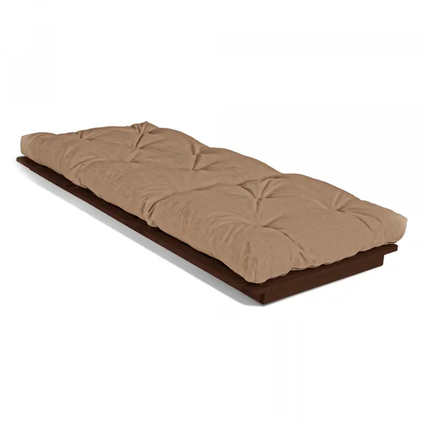 MarLiving Skladacie kreslo LAYTI 03 90 cm z masívu/béžové