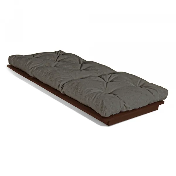 MarLiving Skladacie kreslo futon LAYTI 03 90 cm z masívu/sivá