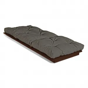 MarLiving Skladacie kreslo futon LAYTI 03 90 cm z masívu/sivá