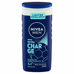 NIVEA MEN Ultra Charge energizujúci sprchový gél 3v1 250 ml
