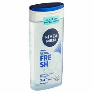 NIVEA MEN Ultra Fresh osviežujúci sprchový gél 3v1 250 ml