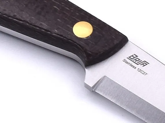 Brisa (EnZo) Nôž Brisa Necker 70 Scandi / Bison Micarta / Multicarry