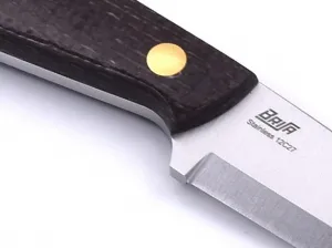 Brisa (EnZo) Nôž Brisa Necker 70 Scandi / Bison Micarta / Multicarry