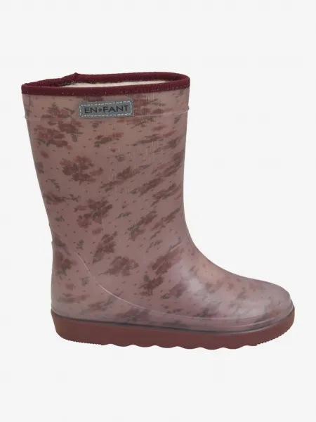 Termo gumáky En Fant Bordo Flowers Veľkosť nohy: 26