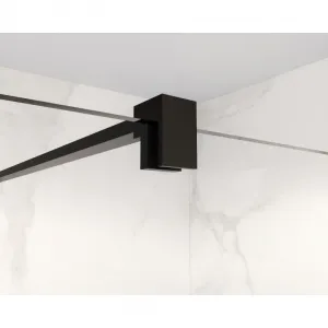 HOPA - Walk-in sprchovací kút LAGOS NEW - Farba rámu - Čierna, Rozmer A - 80 cm BCLAGO80MBCN