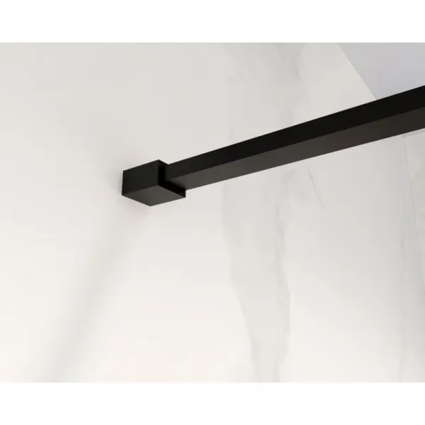 HOPA - Walk-in sprchovací kút LAGOS NEW - Farba rámu - Čierna, Rozmer A - 80 cm BCLAGO80MBCN