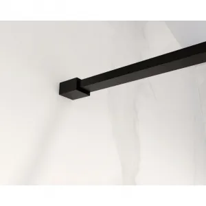 HOPA - Walk-in sprchovací kút LAGOS NEW - Farba rámu - Čierna, Rozmer A - 80 cm BCLAGO80MBCN