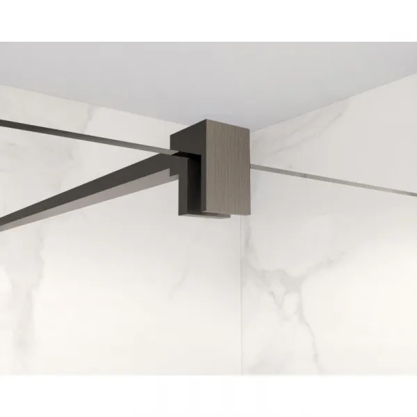 HOPA - Walk-in sprchovací kút LAGOS NEW - Farba rámu - Grafit, Rozmer A - 80 cm BCLAGO80GCN