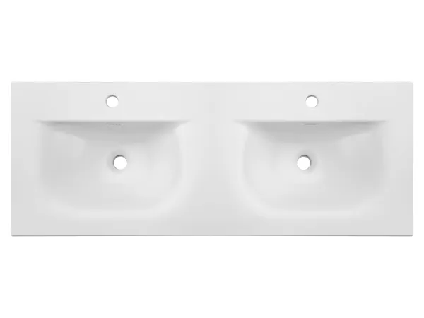 ArtCom Keramické umývadlo SKY1 120D | biely mat 120 cm