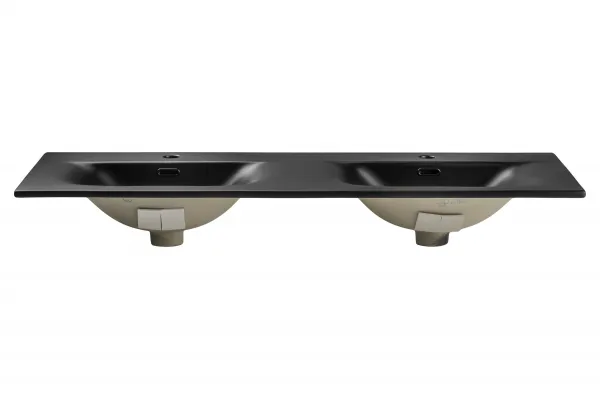 ArtCom Keramické umývadlo SKY1 120D | čierny mat 120 cm