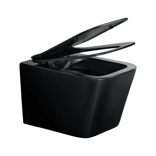 ArtCom Závesná WC misa WALL HUNG E-1060A | čierna