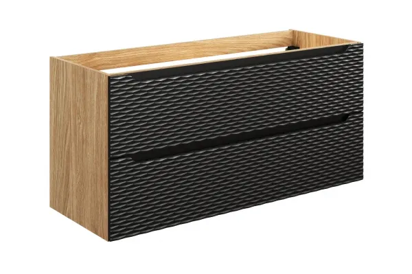ArtCom Skrinka pod umývadlo OCEAN Black 82-120-2S | 120 cm