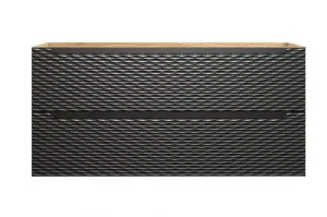 ArtCom Skrinka pod umývadlo OCEAN Black 82-120-2S | 120 cm