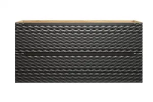 ArtCom Skrinka pod umývadlo OCEAN Black 82-120-2S | 120 cm