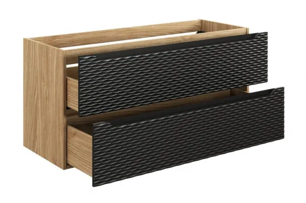 ArtCom Skrinka pod umývadlo OCEAN Black 82-120-2S | 120 cm