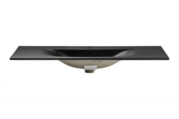 ArtCom Keramické umývadlo SKY1 120 | čierny mat 120 cm